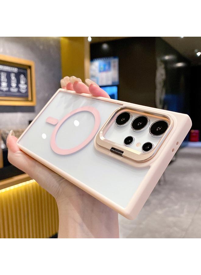 إيروريكس جراب لهاتف Samsung Galaxy S22 Ultra 5G مع إطار معدني وعدسة وحامل هاتف MagSafe - Image 1