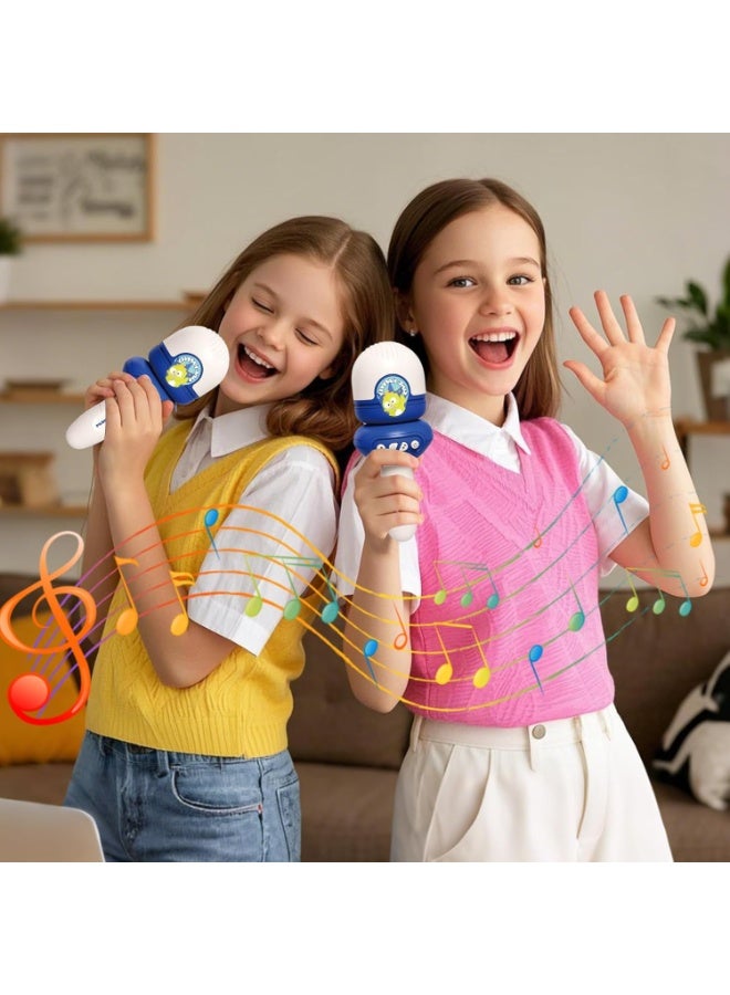 Children Karaoke Singing Microphone With Voice Changer Recording & Built-In Music – Interactive Kids Microphone Toy Speaker – Best Gift For Boys & Girls Age 3+ – 20Cm - Image 2