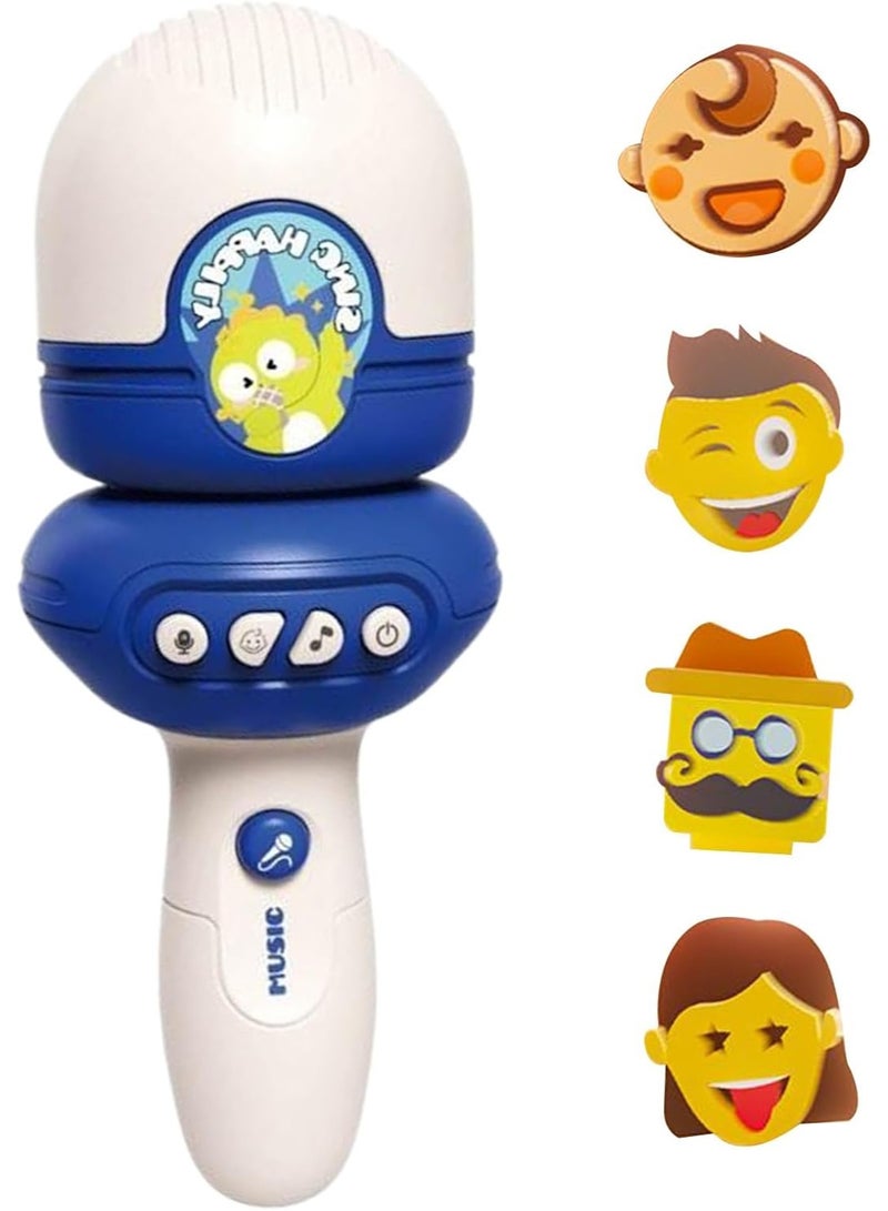 Children Karaoke Singing Microphone With Voice Changer Recording & Built-In Music – Interactive Kids Microphone Toy Speaker – Best Gift For Boys & Girls Age 3+ – 20Cm - Image 1