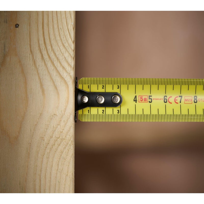 Stanley - FatMax متر شريط STANLEY FATMAX مع درع الشفرة 5 م مقياس مقاوم للصدمات مع طلاء مايلا وقبضة مبطنة 0-33-720 - Image 4