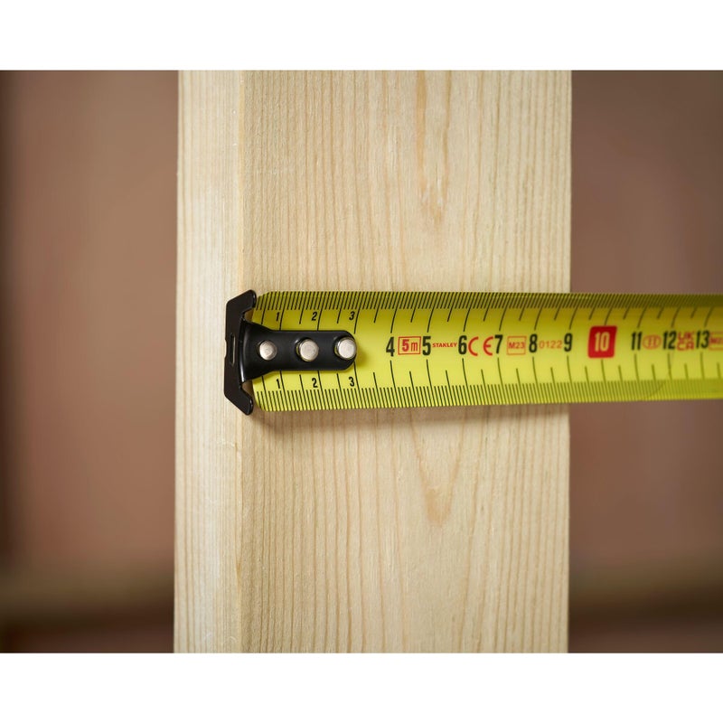 Stanley - FatMax متر شريط STANLEY FATMAX مع درع الشفرة 5 م مقياس مقاوم للصدمات مع طلاء مايلا وقبضة مبطنة 0-33-720 - Image 5