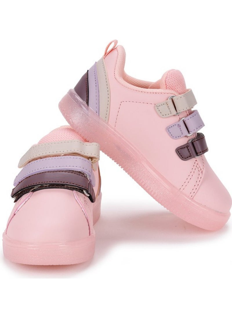 VICCO Sun Girl/Boy Lighted Powder Sneaker Baby Booties Filet Casual Sports Shoes 220.P21Y.212  - Image 4