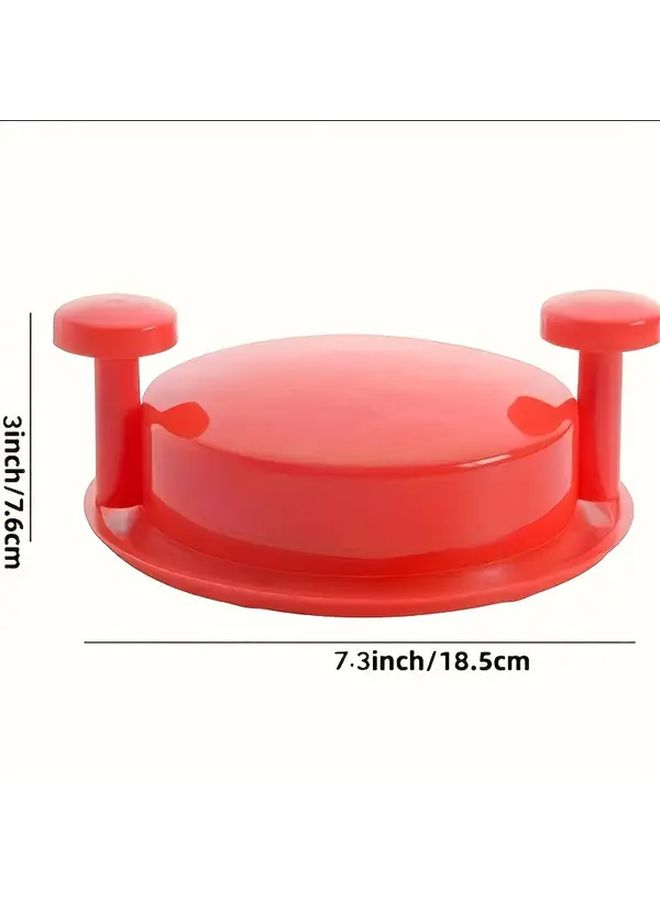 Red Electric Free Chicken Shredder Claws Sharp Blades Built In Bowl For Meat - Image 2