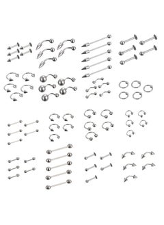 85 Pcs Piercing Kit Body Piercing Surgical Steel Belly Button, Tongue, Eyebrow, Nipple, Lip, Nose Tapers Plugs Gauges Set - pzsku/Z5BBF969E4755ACF00237Z/45/_/1730727734/6b015248-b557-4f1c-afd8-341f8c0153e2