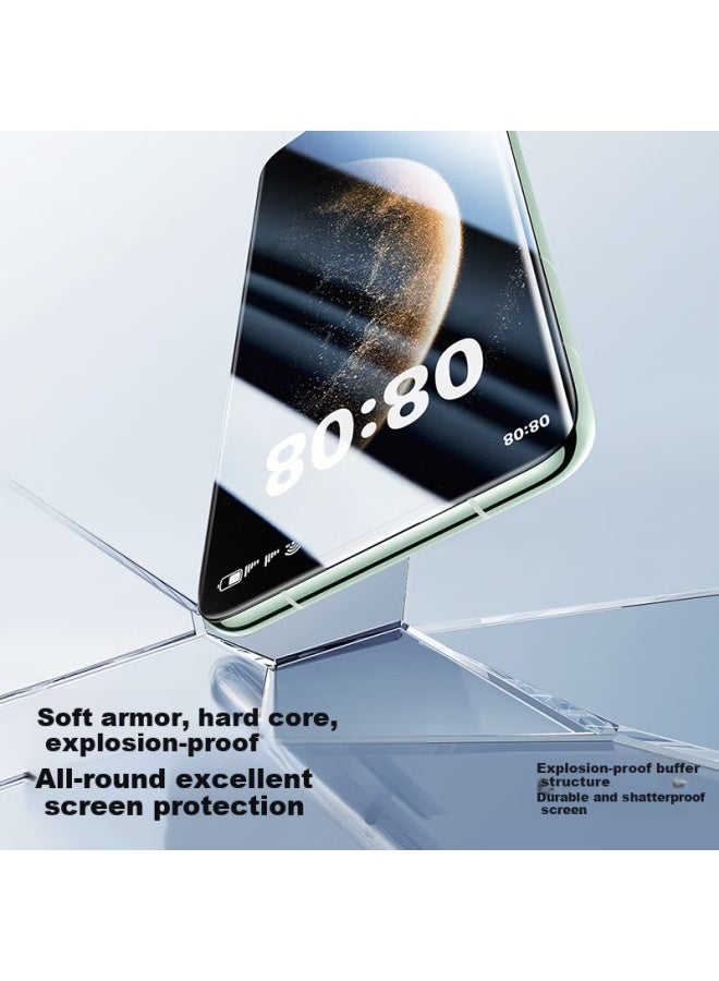 Smartdevil Suitable For Huawei Mate 70 Pro Phone Film Mate 70 Pro/pro+ Curved Microcrystalline Tempered Soft Film Full Screen Fit Smooth Anti-fingerprint - Image 1