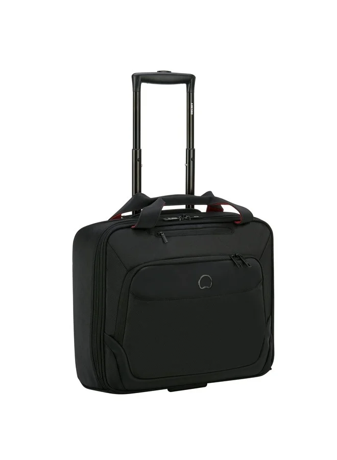 DELSEY Paris Parvis Plus 2 Wheel Laptop Cabin Trolley - Boardcase Black