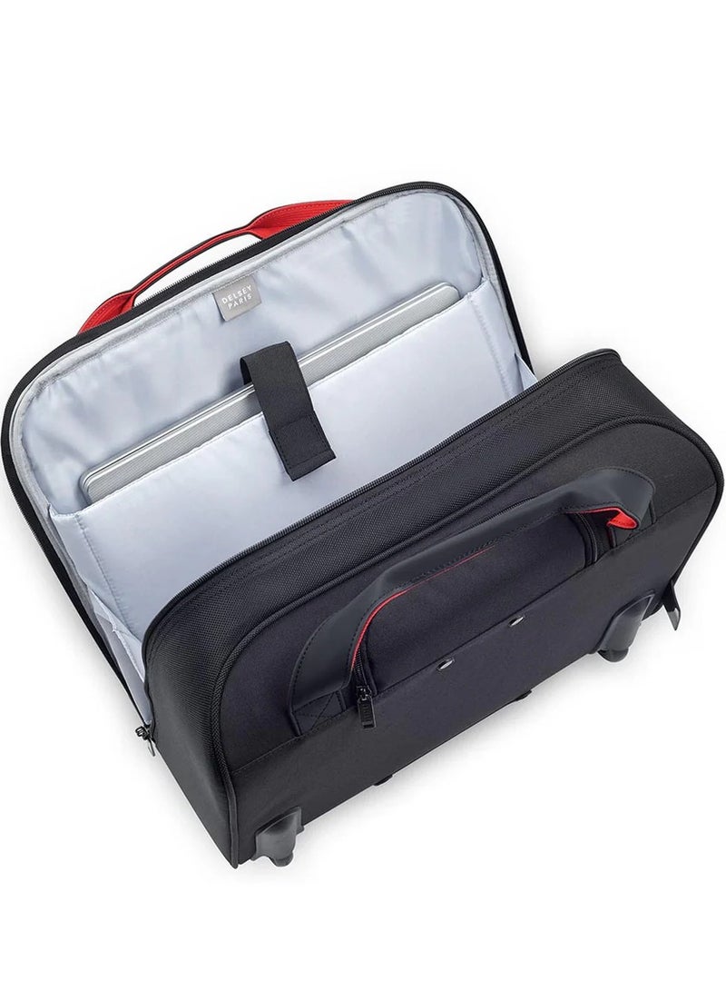 ديلسي _باريس بارفيس بلس عربة كمبيوتر محمول بعجلتين - حقيبة سفر سوداء - Image 5