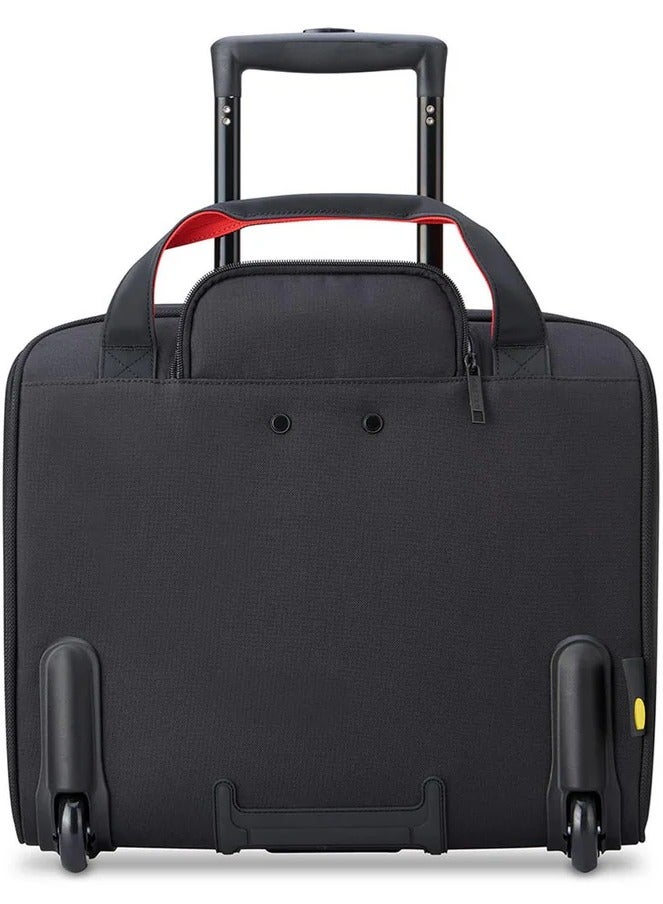 ديلسي _باريس بارفيس بلس عربة كمبيوتر محمول بعجلتين - حقيبة سفر سوداء - Image 3