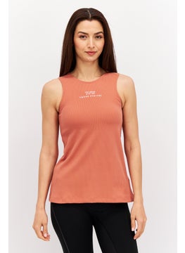 Adidas Women Sportswear Fit 2 In Short Sleeve Training Top, Beige  - Image 5