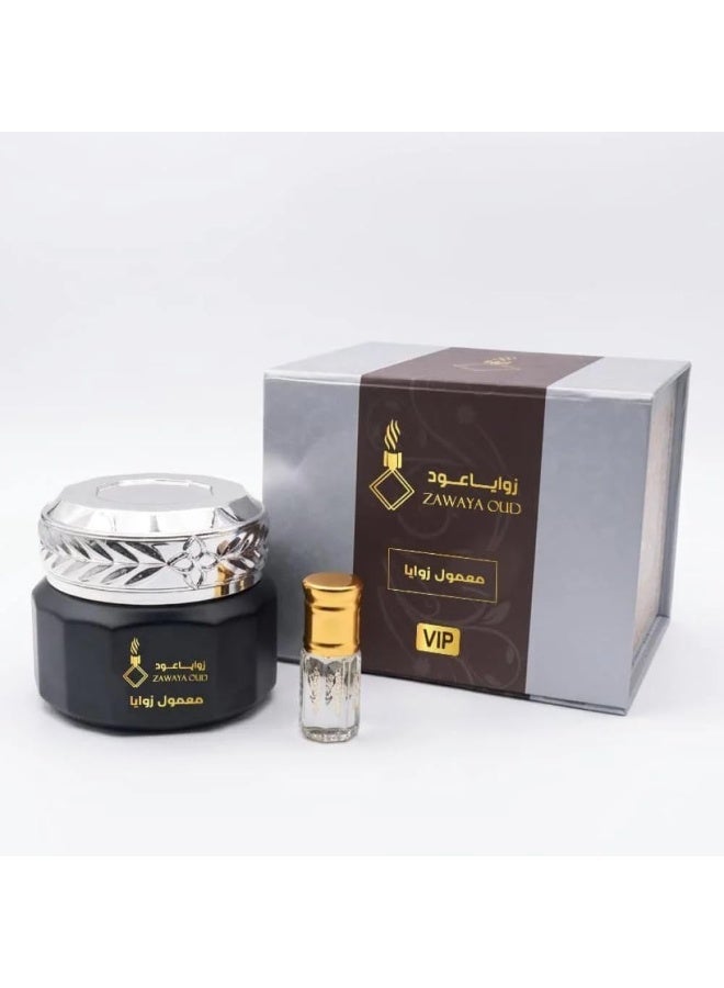 Zawat Oud Maamoul Zawat VIP Premium Arabic Incense Oud Balls with Essential Oil Luxury Gift Package - Image 3