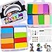 CiaraQ Polymer Clay Kit DIY Oven Bake Modeling Clay with Sculpting Tools 50 Colors 346 lb - Image 3