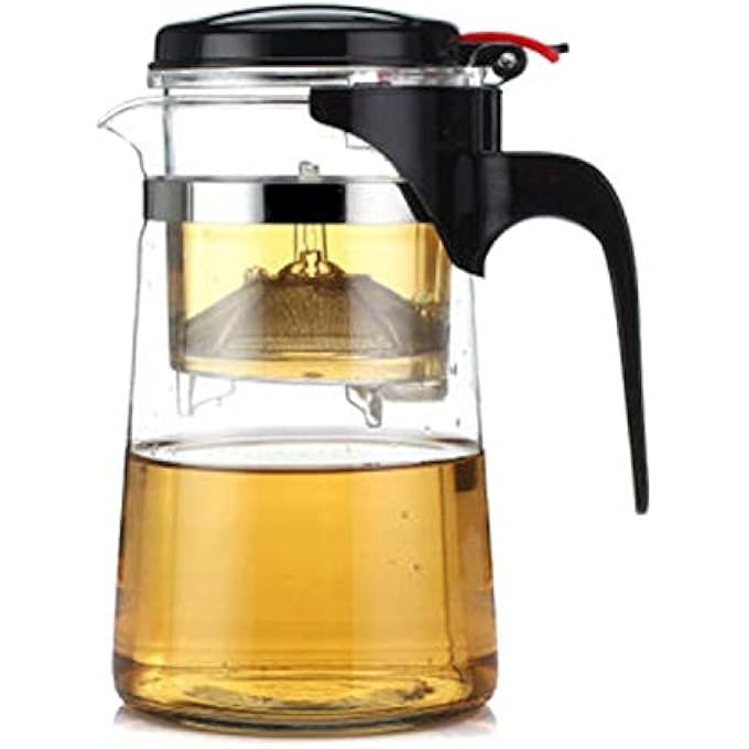 ريحني إبريق شاي زجاجي من نوع التنقيط بسعة 600 مل - Image 3