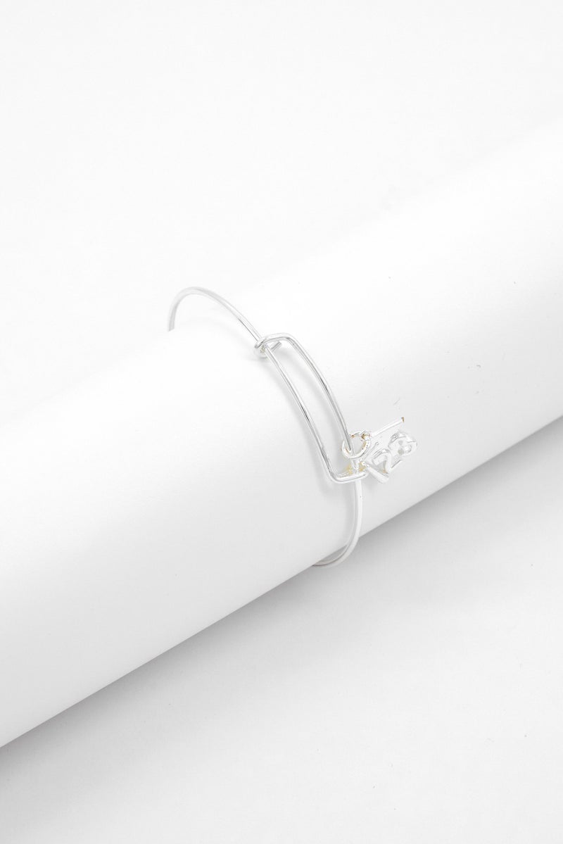 ALEX AND ANI Women Graduation Cap Bracelet, Silver - Image 1