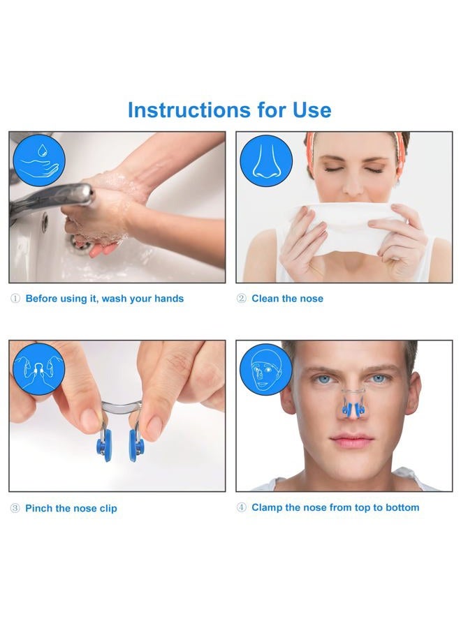 Hurdilen Swimming Nose Clip, Swim Nose Clip with Waterproof Silica Gel for Kids (Age 7+) and Adults,14 Packs,Multi-Color - Image 3