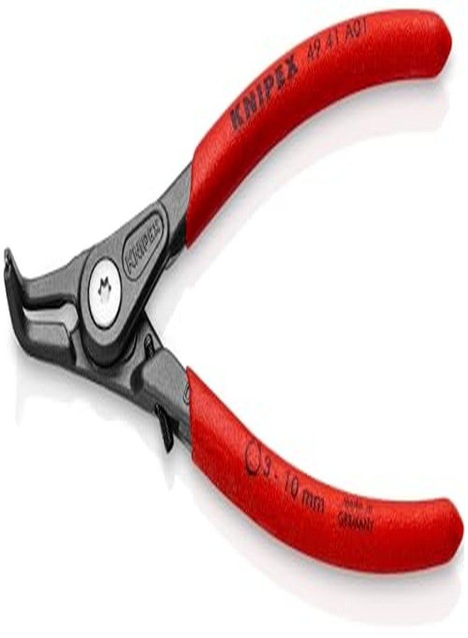 KNIPEX Tools 5" Precision External Circlip Pliers w/Bent Tips, Plastic Grip (4941A01), Chrome,gray - Image 3