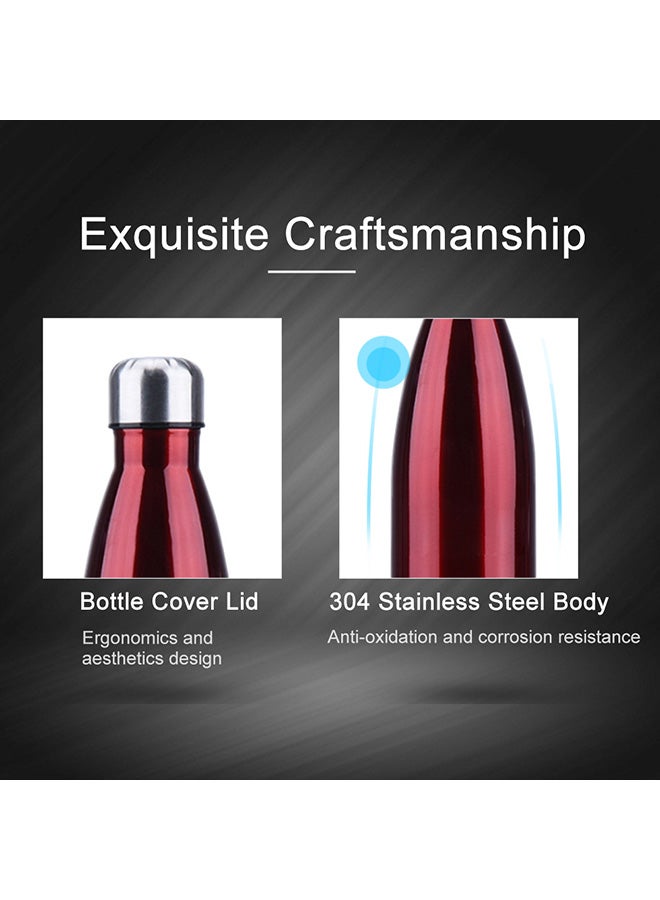 Loquat Thermal Insulated Water Bottle Silver 500ml - Image 4