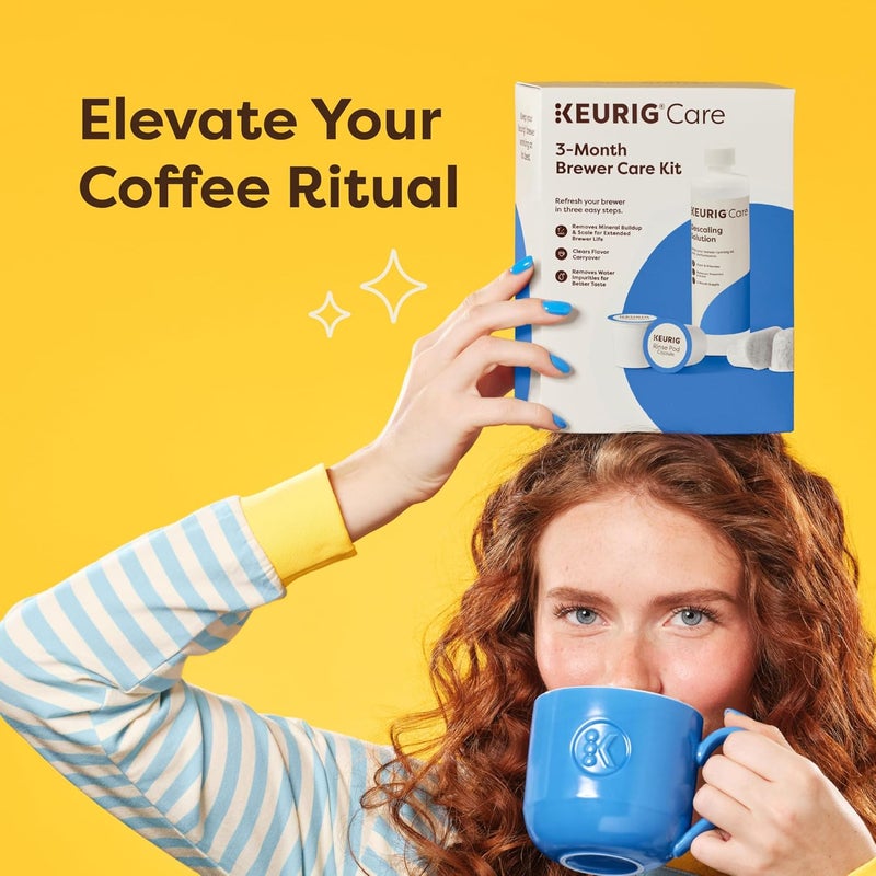 Keurig 3-Month Brewer Maintenance Kit Includes Descaling Solution, Water Filter Cartridges & Rinse Pods, Compatible Classic/1.0 & 2.0 K-Cup Coffee Makers, 7 Count - Image 4