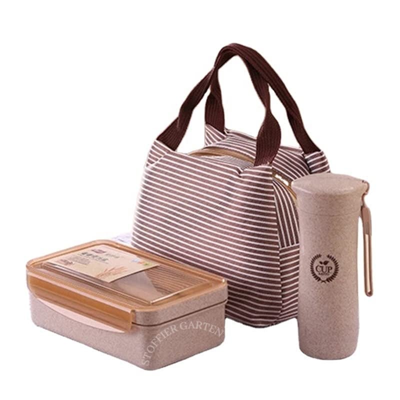 STOFFIER GARTEN 3 in 1 Lunch Box for Kids with Water Bottle and Carry Bag FreezerDishwasher Safe Tiffin Box for Boys Girls School Office Men - Image 1
