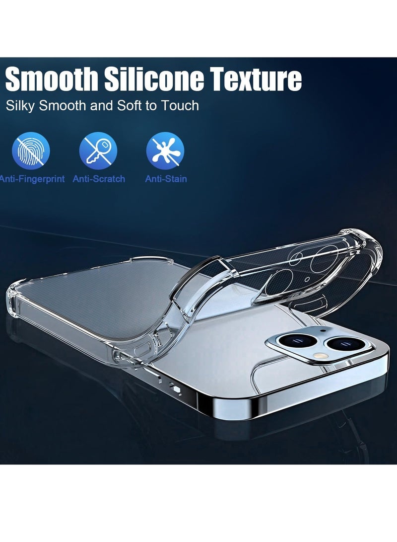 "ELTRAZONE iPhone 15 Case and Screen Protector Bundle – 2-Pack Tempered Glass with Clear Soft TPU Shock-Absorption Cover for 2023 iPhone 15 (6.1 Inch) [3 in 1 Kit]" - Image 3