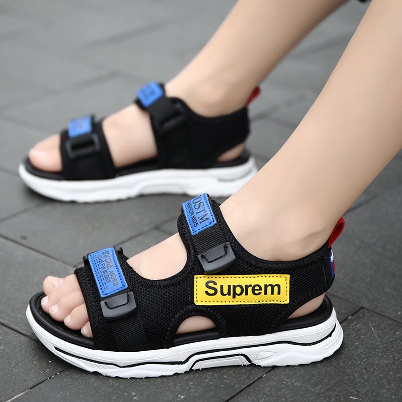 Fujian Manufacturer Children'S Sandals 2023 Boys' And Teenagers Non-Slip Sandals Middle And Big Children'S Beach - Image 2