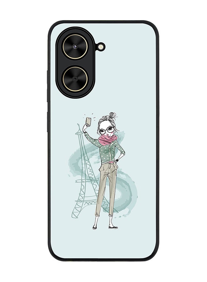 Stylizedd For Xiaomi Poco C71 / Redmi A5 4G Case,Slim fit Camera Protection, Shockproof Thin Phone cover  - Selfie by Eiffel