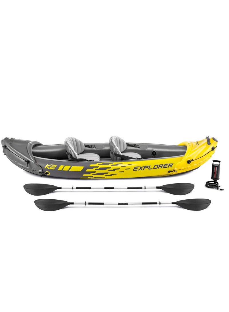 INTEX Explorer™ K2 Inflatable Kayak - 2 Person - Image 2