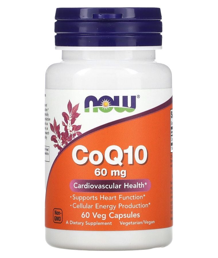 now CoQ10 60 mg 60 Veg Capsules