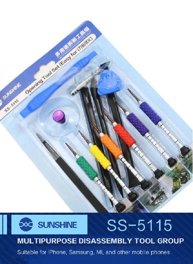 SUNSHINE NUTRITION Ss-5115 Tools 14 Pieces Precision Screwdriver Set Mobile Screen Repair Kit Hands Tools Repair Tools Compatible With All Mobile Devices - Image 5