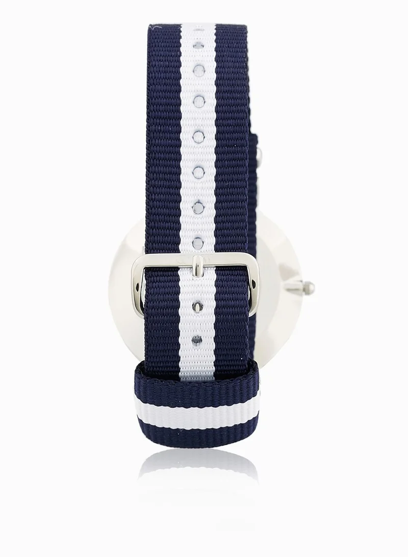 DANIEL WELLINGTON Classic Glasgow Silver White 40mm Watch