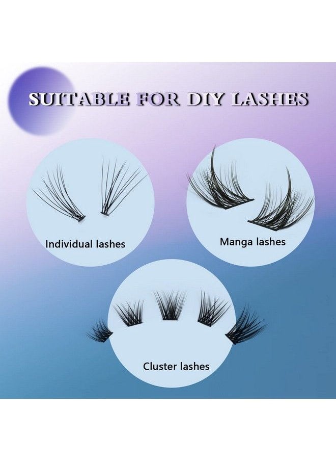 Obeyalash - Lash Bond And Seal For Lash Clusters Strong Hold Eyelash Bond And Seal Lash Glue Long Lasting 48H Lash Cluster Glue For Diy Lash Extension Individual Lashes 2In1(5Ml Black Glue+5Ml Clear Seal) - Image 1
