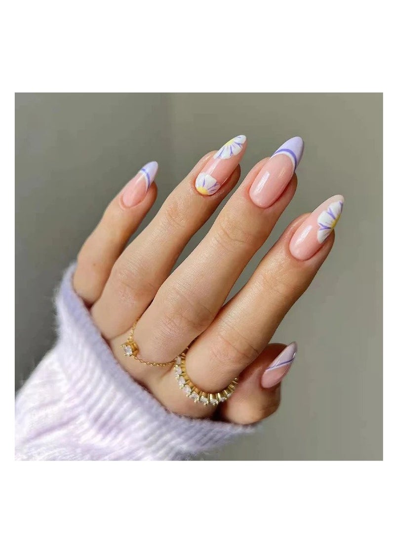 Salon Acrylic Reusable False Nails Set Double Tape and Glue Included - Image 1