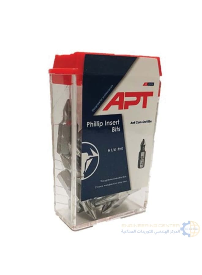 ايه بي تي لقمة سن مفك صليبة اتجاه واحد 25مم APT PH1