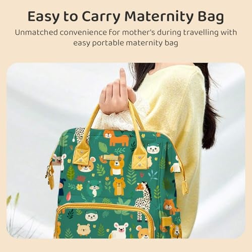 StarAndDaisy Baby Bag Mothers for Travel/Diaper Bag, 28L Waterproof Diaper Bag for Mother for Travel with 15 Multipurpose Pockets - Image 5