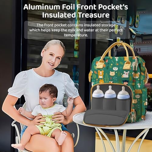 StarAndDaisy Baby Bag Mothers for Travel/Diaper Bag, 28L Waterproof Diaper Bag for Mother for Travel with 15 Multipurpose Pockets - Image 4