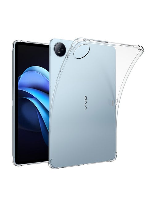Case Compatible with iQOO Pad2 Pro 13-Inch 2024 Tablet Silicone Soft Shell TPU Airbag Cover Clear Protective capa