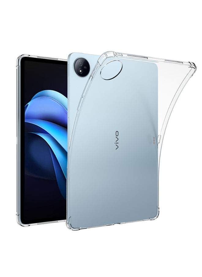 General - Case Compatible with iQOO Pad2 Pro 13-Inch 2024 Tablet Silicone Soft Shell TPU Airbag Cover Clear Protective capa - Image 1