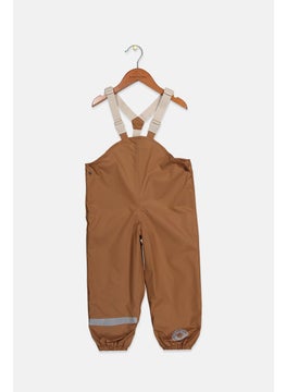 Tchibo Kids Girl Plain Thermal Rompers, Brown  - Image 1