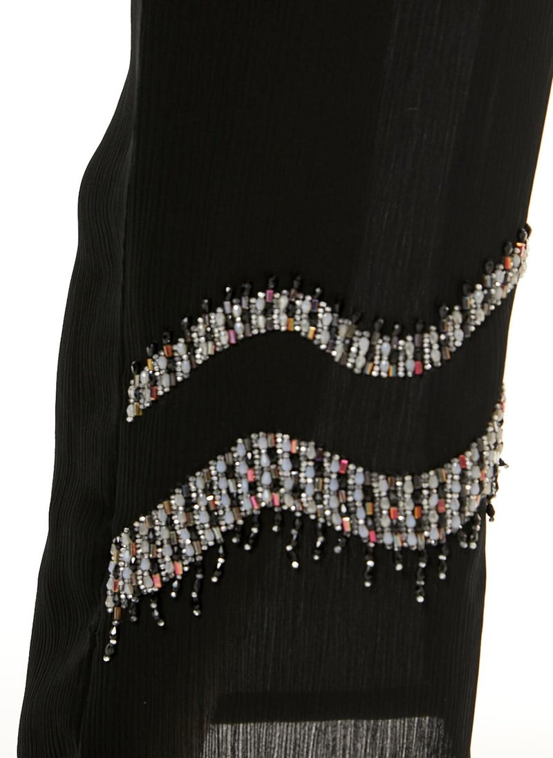 Moistreet Black Zoom Top and Pants Set - Image 3