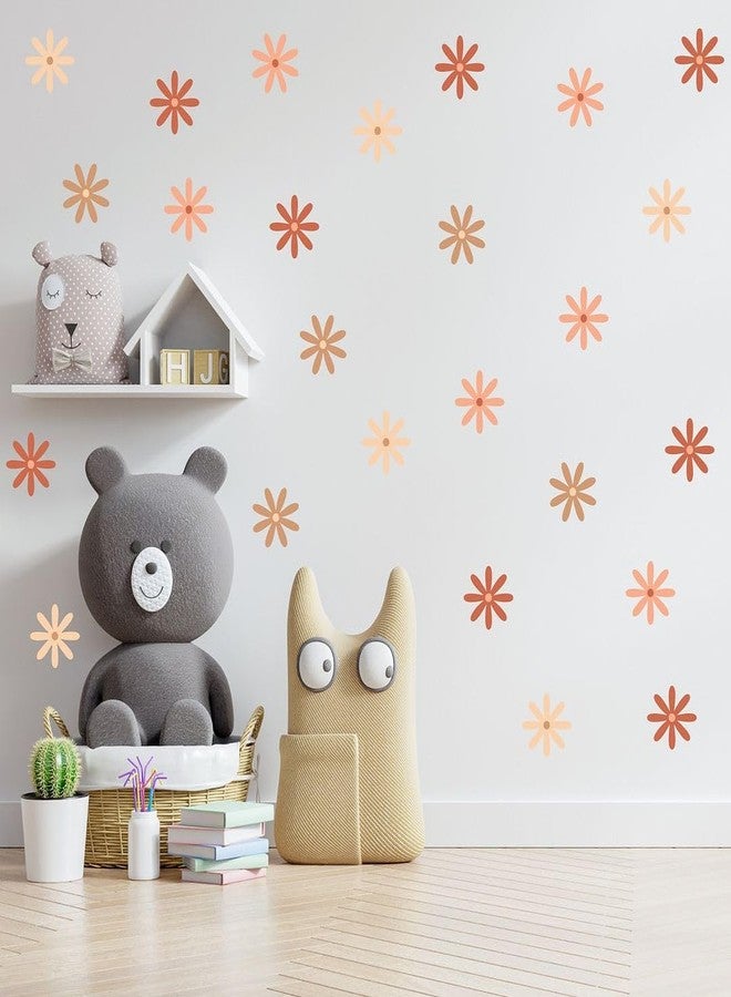 CVANU 6 Sheets of Beautiful Flowers Wall Sticker Printed on Frosted Vinyl Self-Adhesive for Wall Decoration (11.7inchX8.3inch)_F168 - Image 3