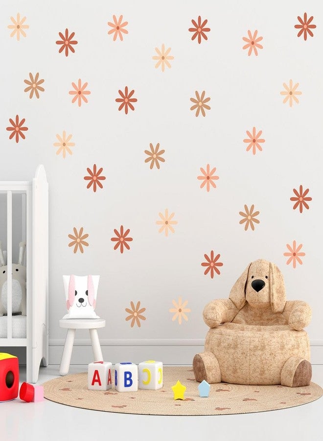 CVANU 6 Sheets of Beautiful Flowers Wall Sticker Printed on Frosted Vinyl Self-Adhesive for Wall Decoration (11.7inchX8.3inch)_F168 - Image 2