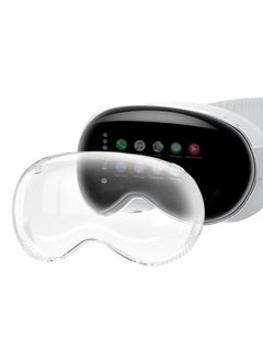Compatible with Apple Vision Pro Case and Protective Cover TPU Protective Cover for Vision Pro VR Headset Accessories Ultimate Defense with Style Crystal Clear Slim Fit Shockproof Transparent