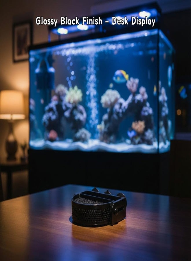 BEVINKATE Aquarium Filter Baffle with Suction Cups, Fish Tank Flow Controller, Water Surface Calmer & Flow Reducer for Betta Fish and Shrimp (Black, Medium) - Image 4