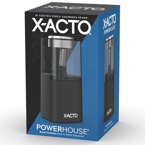 X-ACTO® Powerhouse® Electric Pencil Sharpener, Black - Image 1