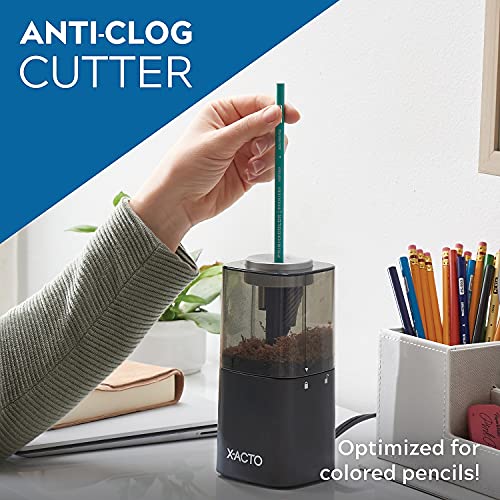 X-ACTO® Powerhouse® Electric Pencil Sharpener, Black - Image 4