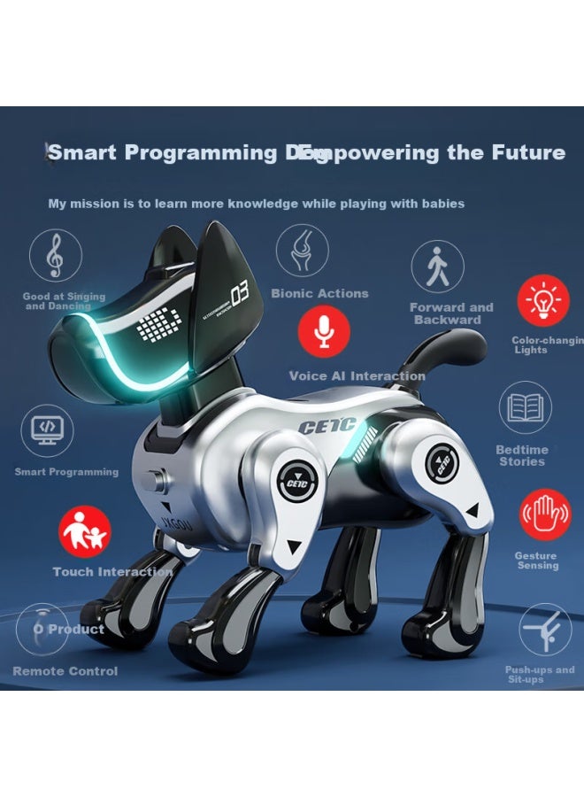 Sodeep Smart Ai Remote Control Car Robot Dog Children's Birthday Gift Baby Toy Boy Girl Transforming Robot - Image 2