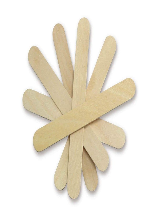 Magic Providers Hair Removal Waxing Stick | Spatula for Waxing Pack of 15 | 6 Inches Ice crème sticks | Waxing Stick wooden | Kids Craft Material - Image 3