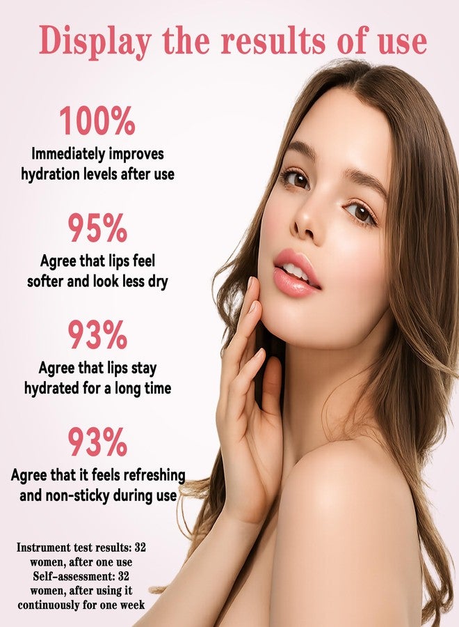 Lubynia Lip Mask Overnight: Nourish, Hydrate Lip Mask with Shea Butter, Hyaluronic Acid, Vitamin C, Natural Plant Oils, Antioxidants, Lip Sleeping Mask for Flaky Dry Lips, 0.71oz, Mothers day Gifts - Image 4