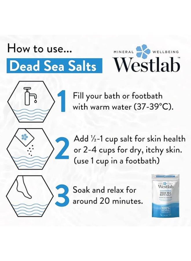 westlab Soothing Dead Sea Bath Salt For Nourishes Dry And Irritated Skin - Image 2