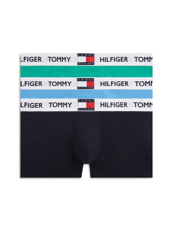 TOMMY HILFIGER 3-Pack Heritage Logo Waistband Trunks - Image 1