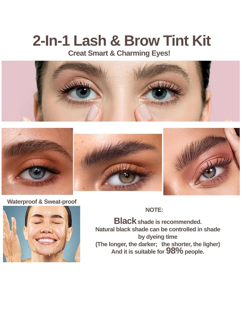 Generic 26-Piece Eyebrow  Eyelash Coloring Kit – Professional 20ml Brown Tint for Long-Lasting Results – Safe, Easy to Use, and Perfect for Salon or Home  - Image 2